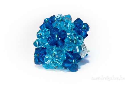 Swarovski kristály gyűrű eladó - Ékszerfotó: Szendrei Gábor