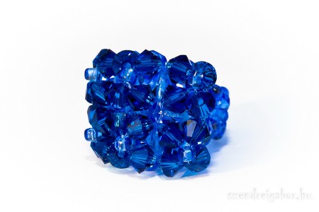 Swarovski kristály gyűrű eladó - Ékszerfotó: Szendrei Gábor