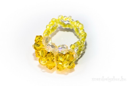 Swarovski kristály gyűrű eladó - Ékszerfotó: Szendrei Gábor