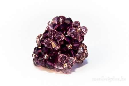 Swarovski kristály gyűrű eladó - Ékszerfotó: Szendrei Gábor