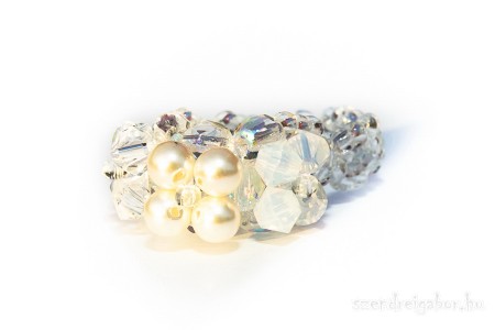 Swarovski kristály gyűrű eladó - Ékszerfotó: Szendrei Gábor