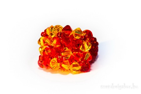 Swarovski kristály gyűrű eladó - Ékszerfotó: Szendrei Gábor