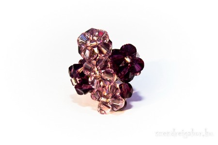 Swarovski kristály gyűrű eladó - Ékszerfotó: Szendrei Gábor