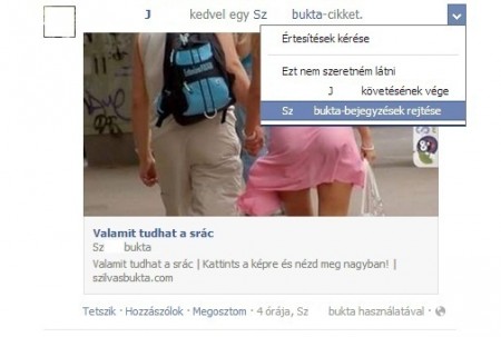 Kéretlen bejegyzések eltüntetése a facebook hírfolyamból - Szendrei Gábor Kéretlen bejegyzések eltüntetése a facebook hírfolyamból - Szendrei Gábor
