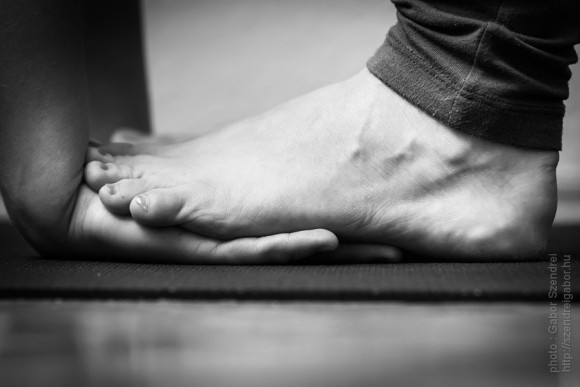 Pada hastasana - photo by Gabor Szendrei